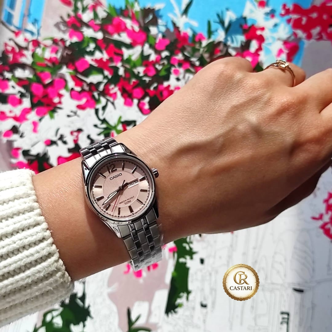 🌸 Casio Rose Elegance – Reloj Premium para Dama 50M